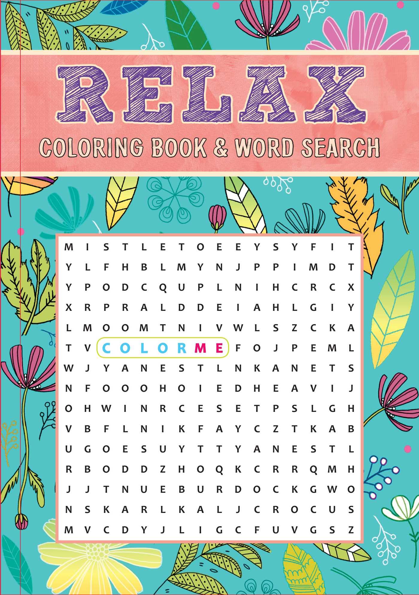 relax coloring book & word search - Ảnh 2