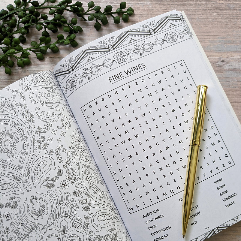 relax coloring book & word search - Ảnh 5