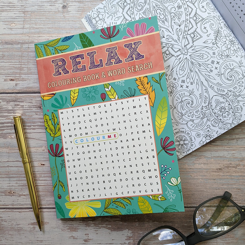relax coloring book & word search - Ảnh 7