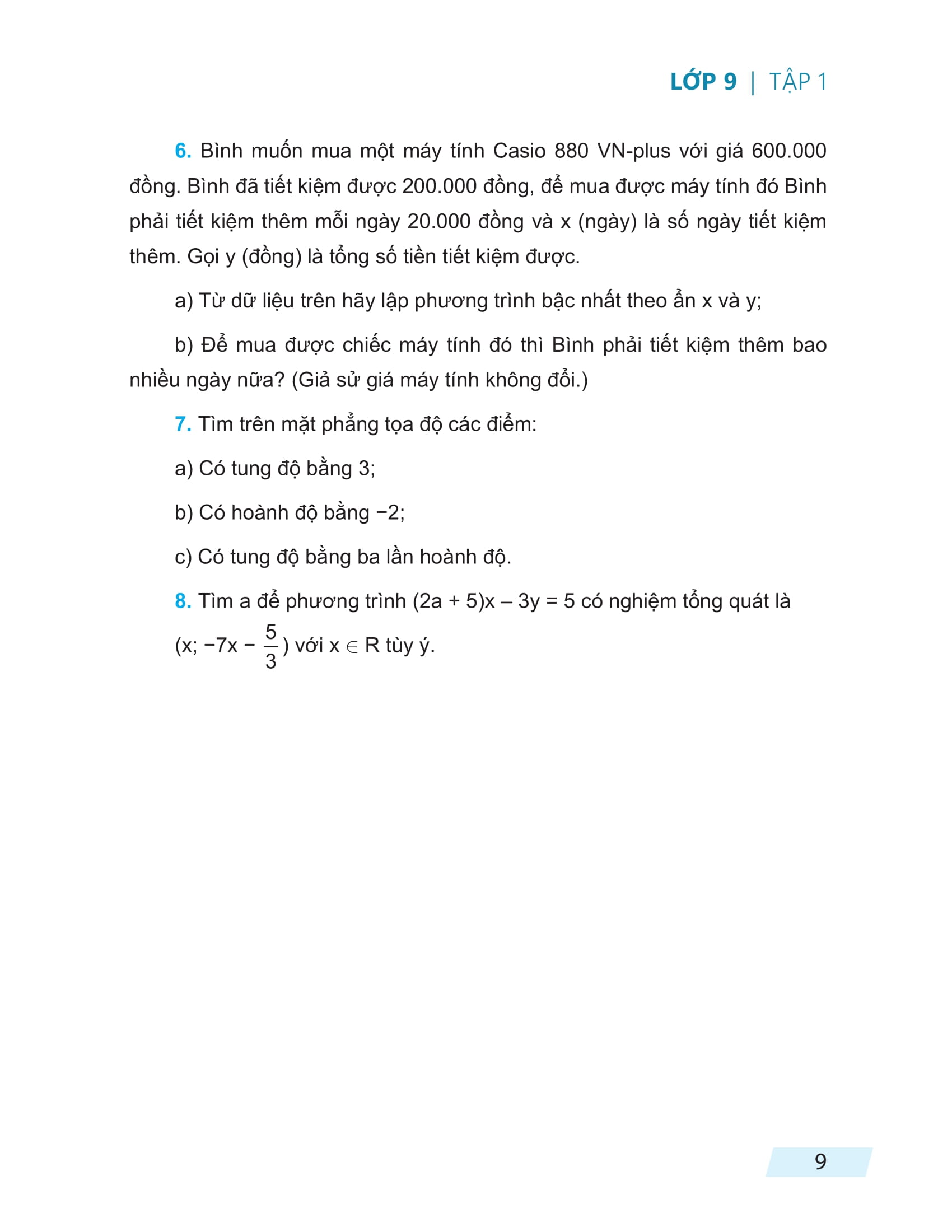 rèn kĩ năng giải toán lớp 9 - tập 1 - Ảnh 8