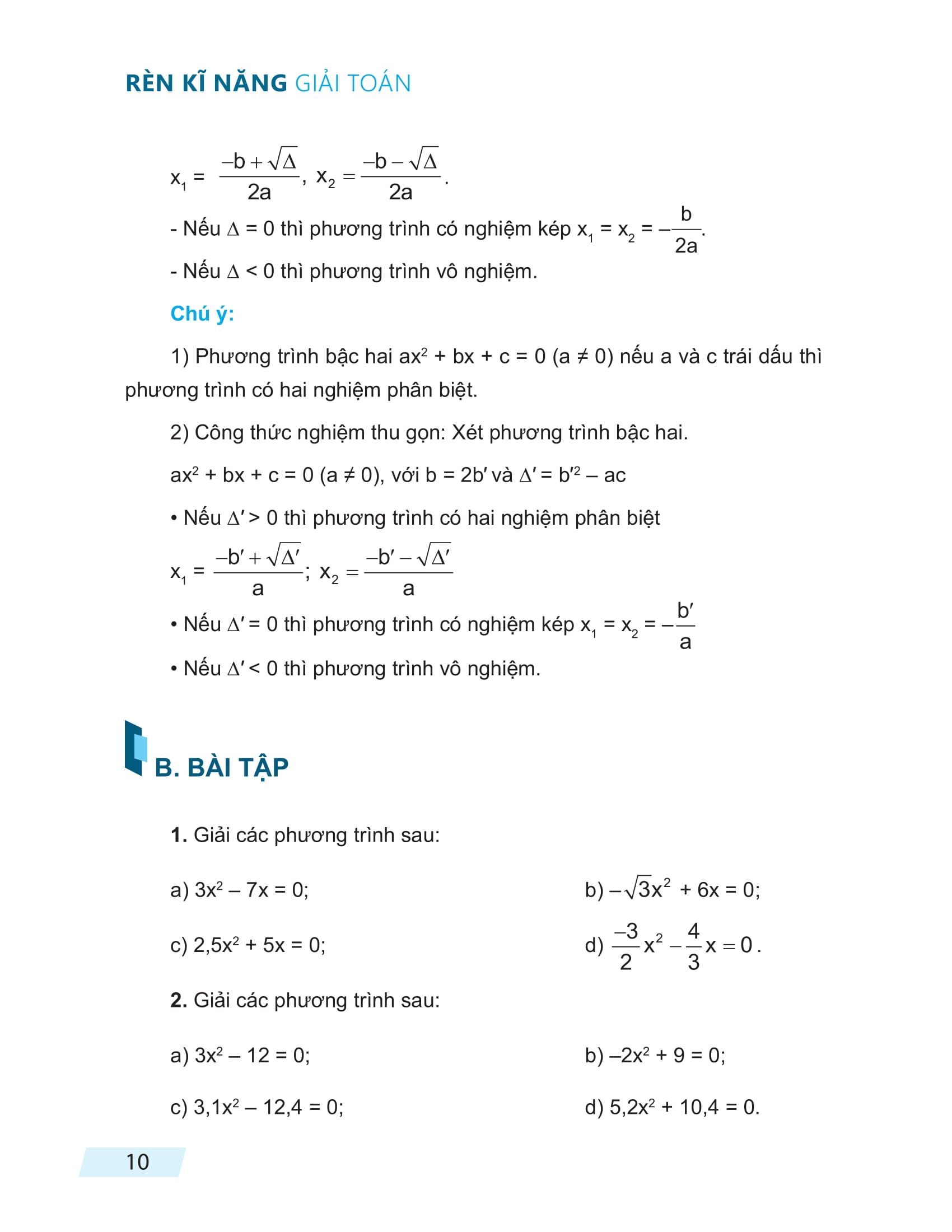 rèn kĩ năng giải toán lớp 9 - tập 2 - Ảnh 11