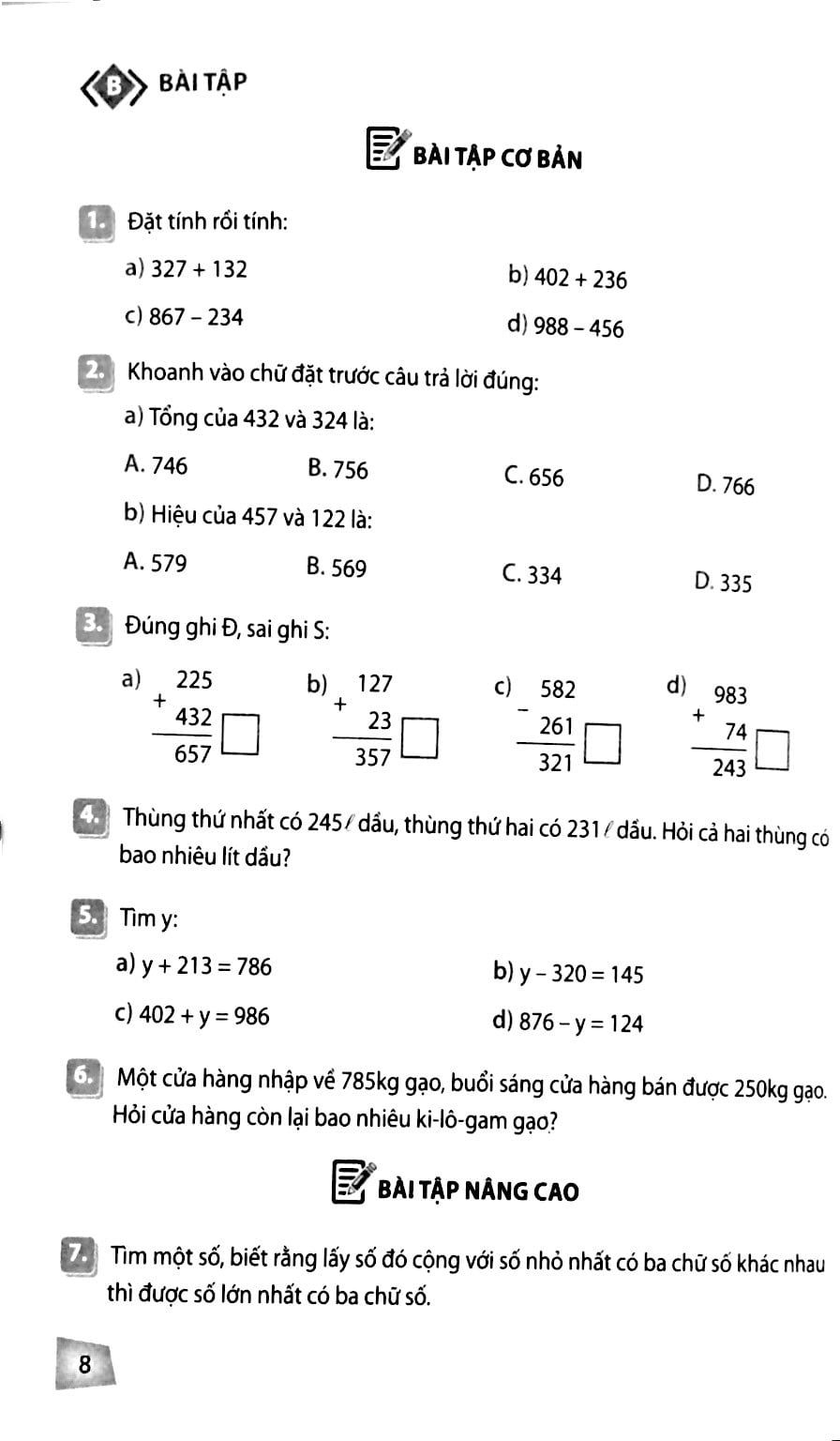 rèn kĩ năng học tốt toán 3 - hỗ trợ phát triển năng lực giải toán (tái bản) - Ảnh 6