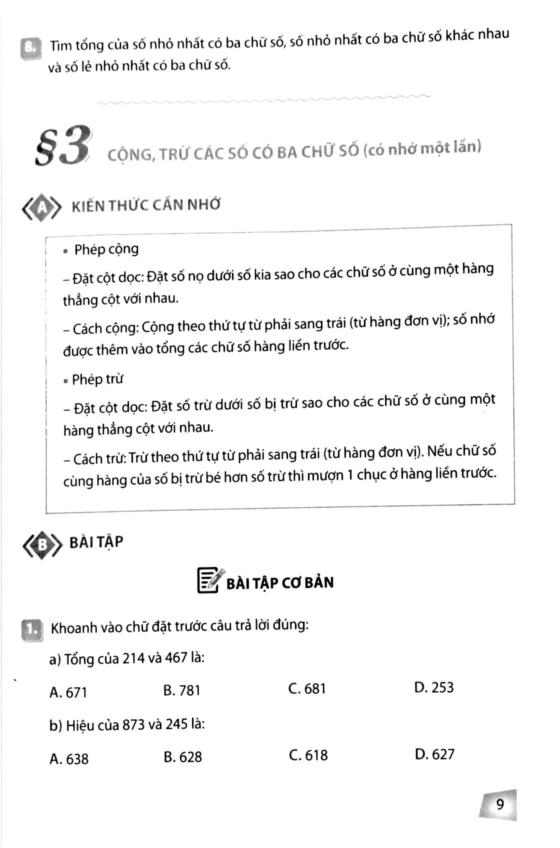 rèn kĩ năng học tốt toán 3 - hỗ trợ phát triển năng lực giải toán (tái bản) - Ảnh 7