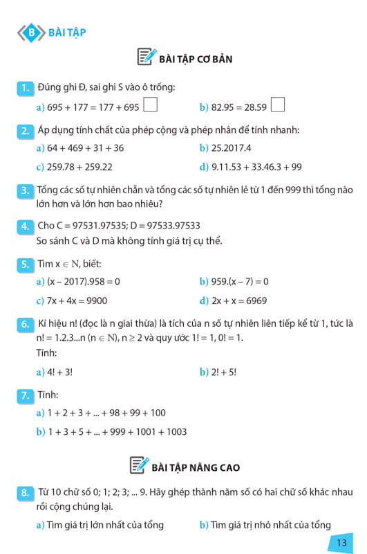 rèn kĩ năng học tốt toán 6 (tái bản 2023) - Ảnh 9