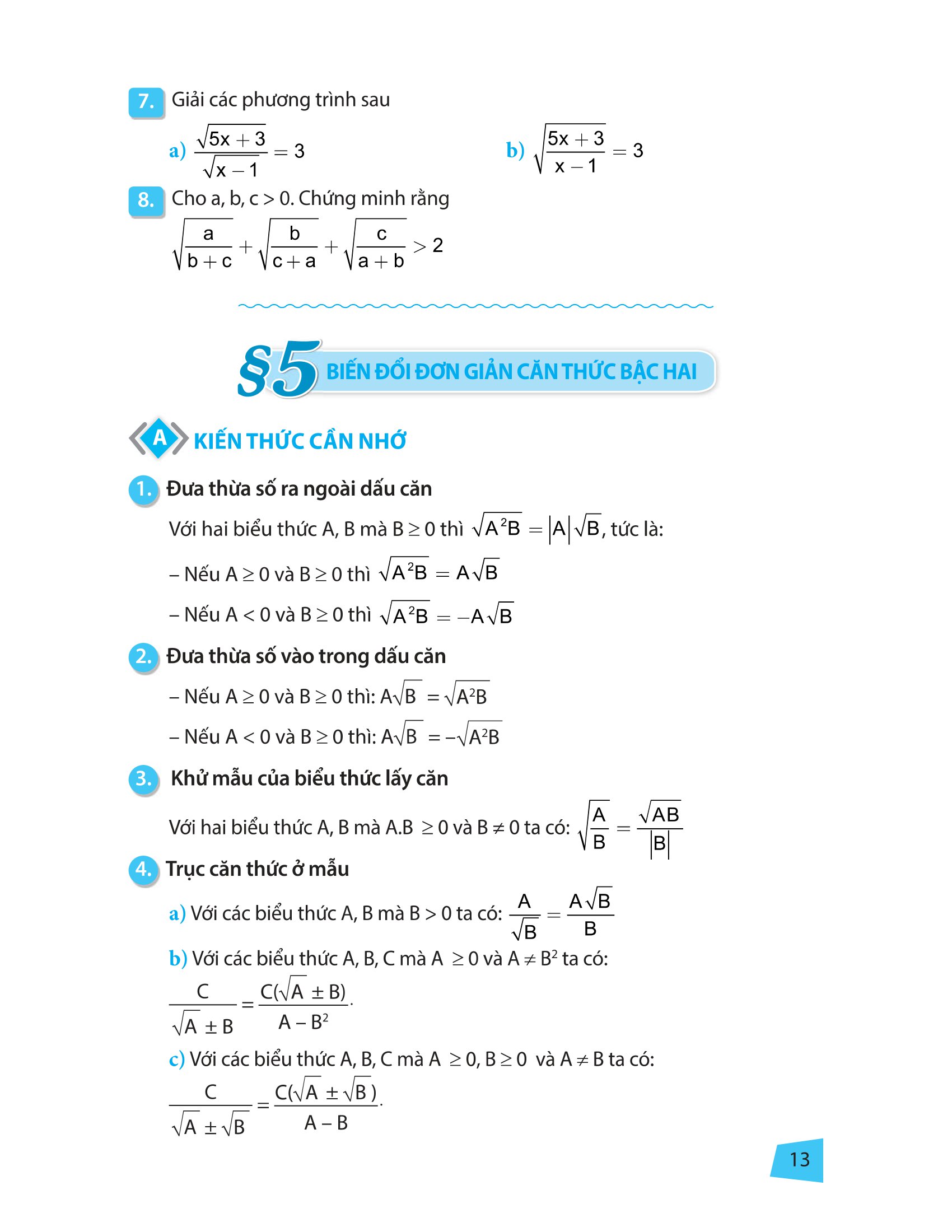 rèn kĩ năng học tốt toán 9 (tái bản) - Ảnh 11