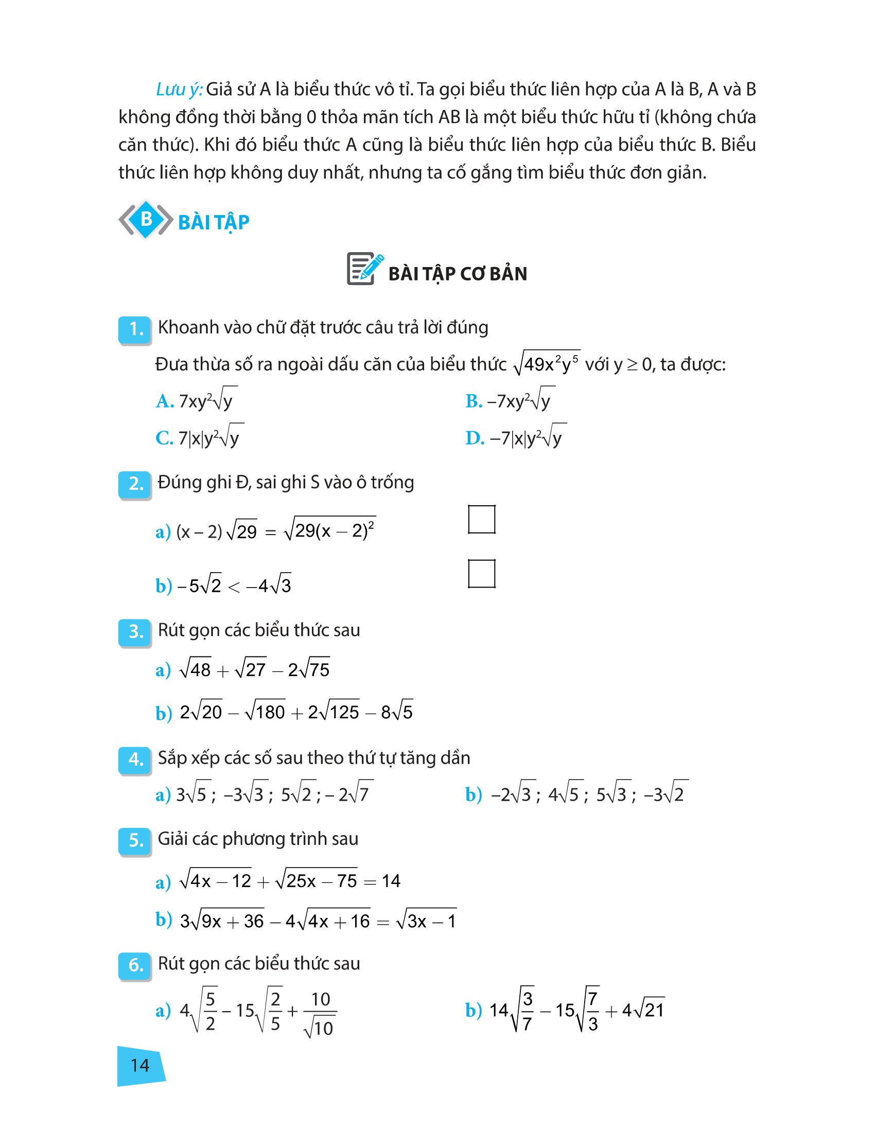 rèn kĩ năng học tốt toán 9 (tái bản) - Ảnh 12