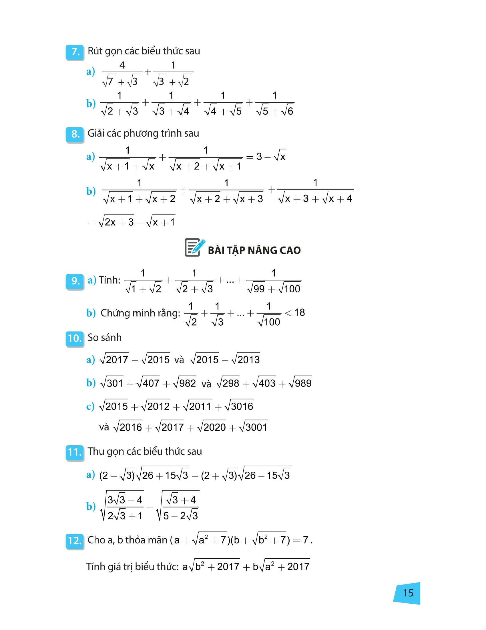 rèn kĩ năng học tốt toán 9 (tái bản) - Ảnh 13