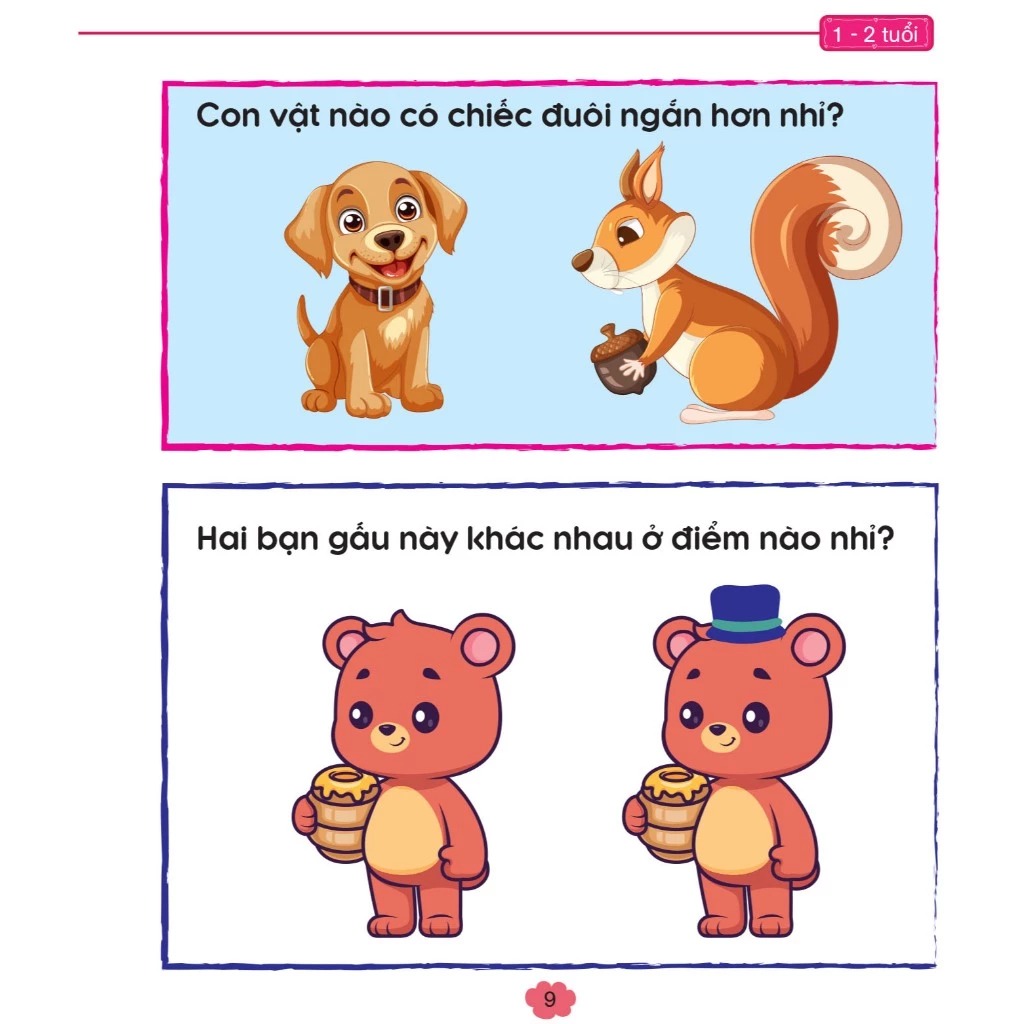 rèn luyện iq-eq-cq cho bé - mẹ hỏi bé trả lời - bé thông minh học cùng mẹ - dành cho bé 1-2 tuổi - bìa cứng - Ảnh 3