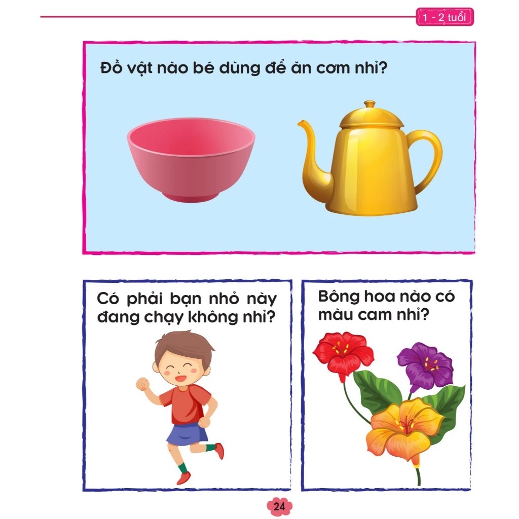 rèn luyện iq-eq-cq cho bé - mẹ hỏi bé trả lời - bé thông minh học cùng mẹ - dành cho bé 1-2 tuổi - bìa cứng - Ảnh 4