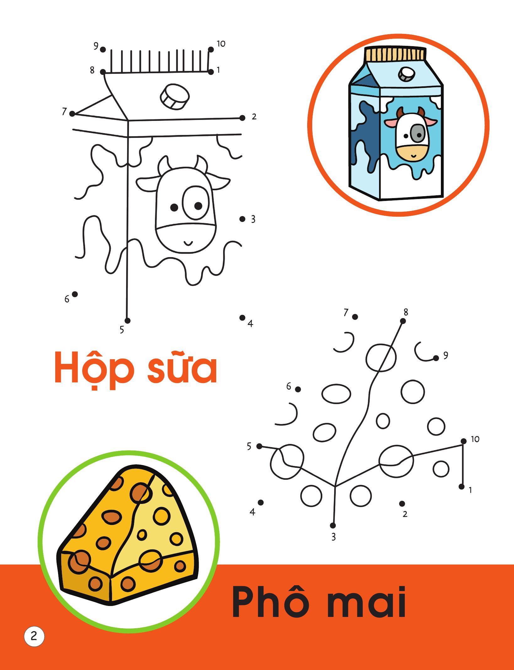 Rèn Luyện Kỹ Năng Cầm Bút Cho Trẻ - Nối Số Và Tô Màu - Ảnh 4