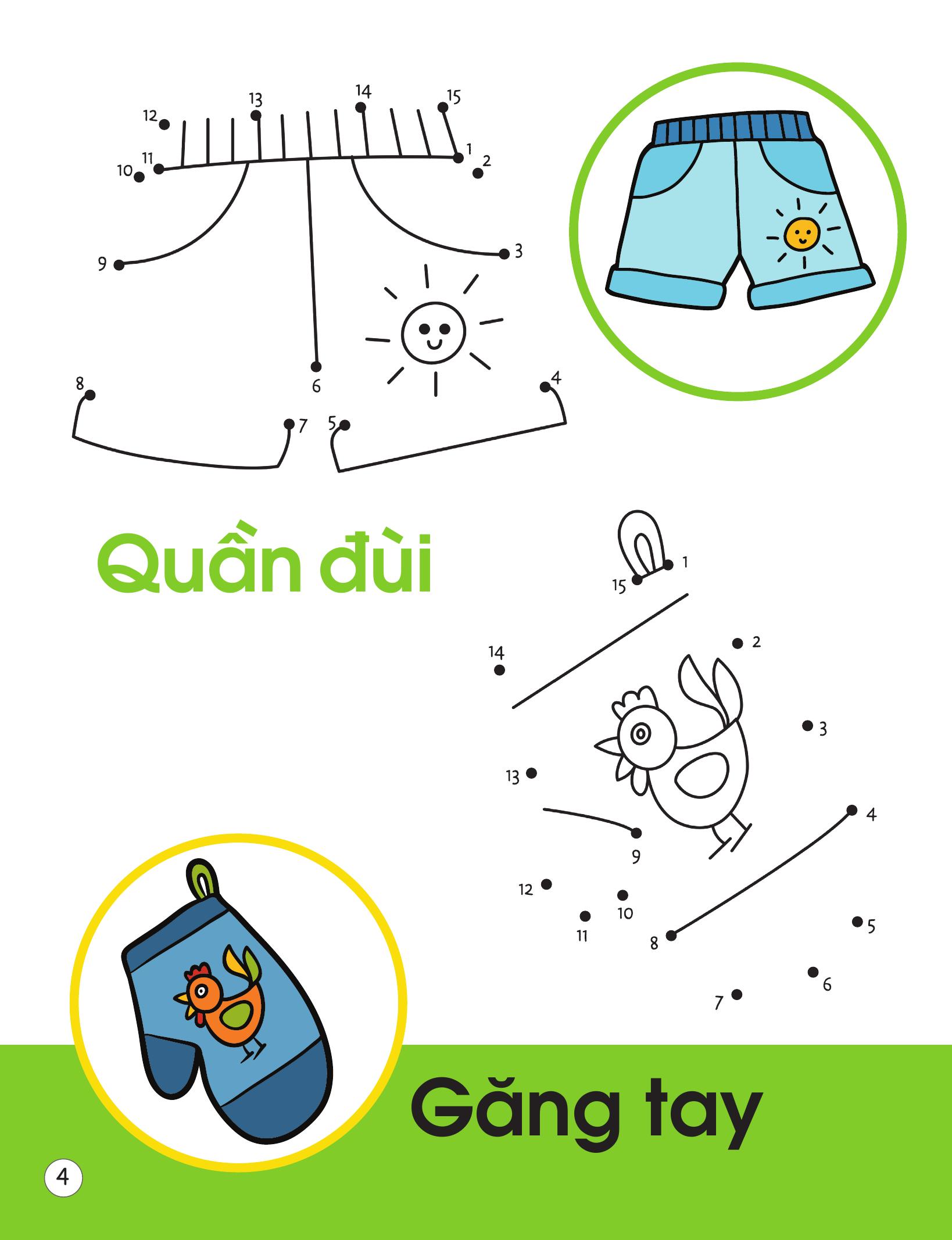 Rèn Luyện Kỹ Năng Cầm Bút Cho Trẻ - Nối Số Và Tô Màu - Ảnh 6