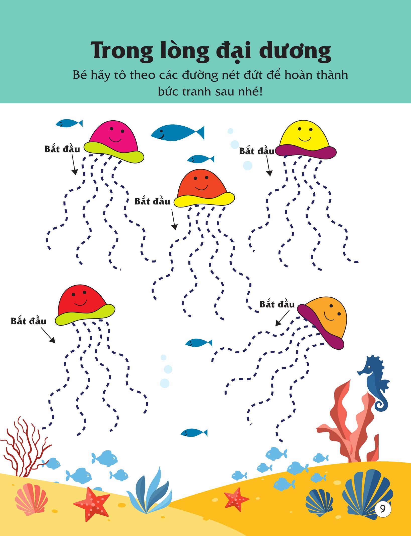 Rèn Luyện Kỹ Năng Cầm Bút Cho Trẻ - Tô Nét Cơ Bản - Ảnh 11