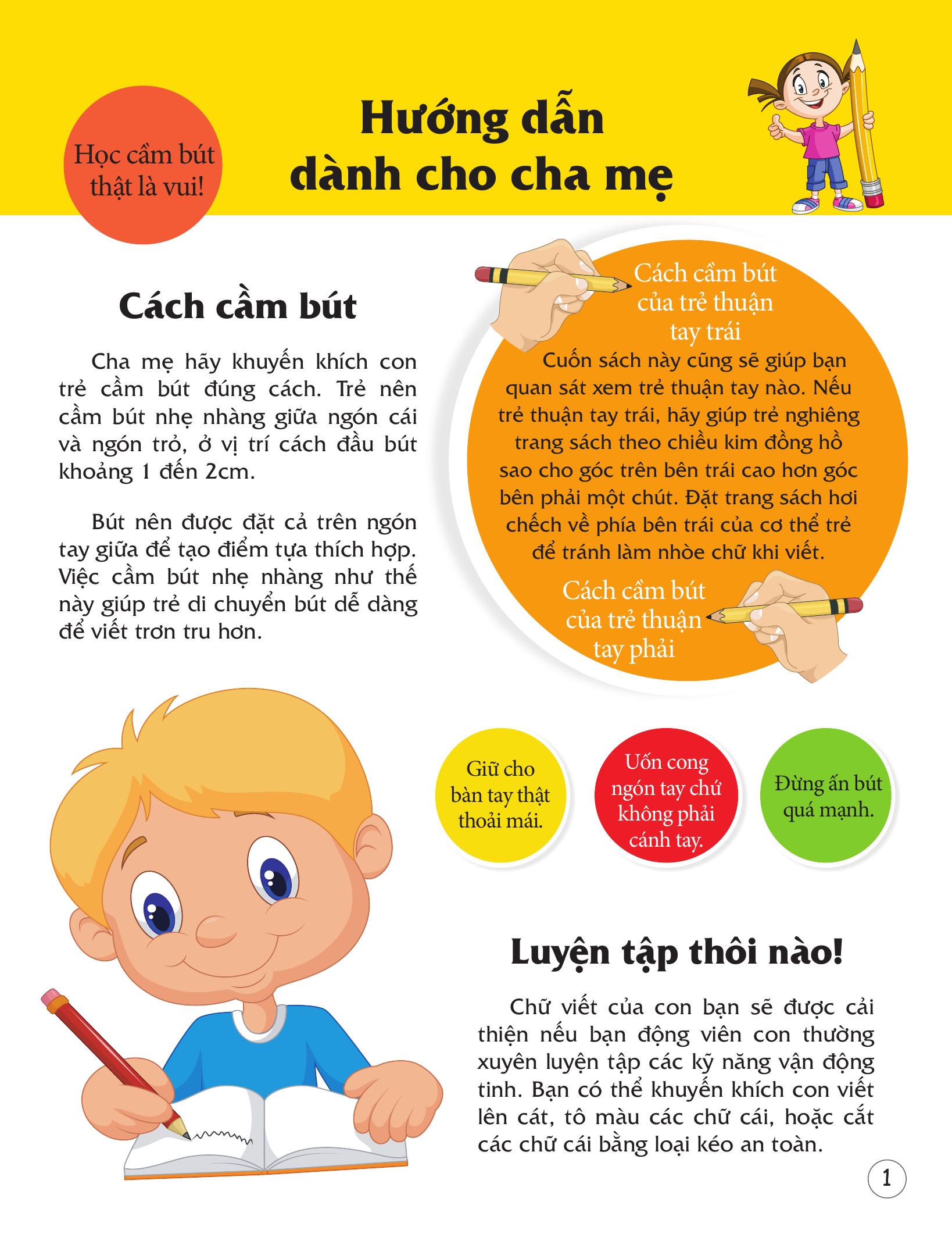 Rèn Luyện Kỹ Năng Cầm Bút Cho Trẻ - Tô Nét Cơ Bản - Ảnh 3