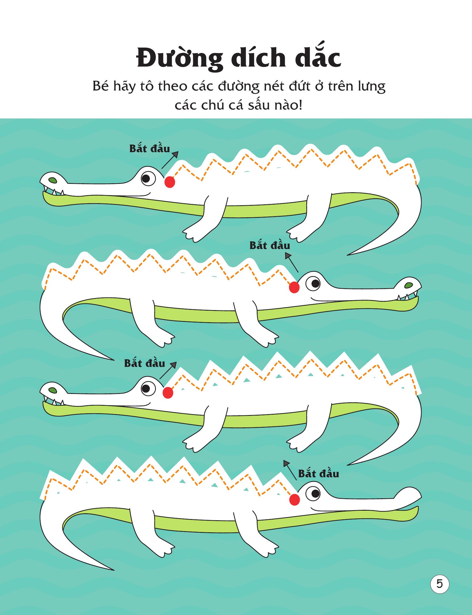 Rèn Luyện Kỹ Năng Cầm Bút Cho Trẻ - Tô Nét Cơ Bản - Ảnh 7