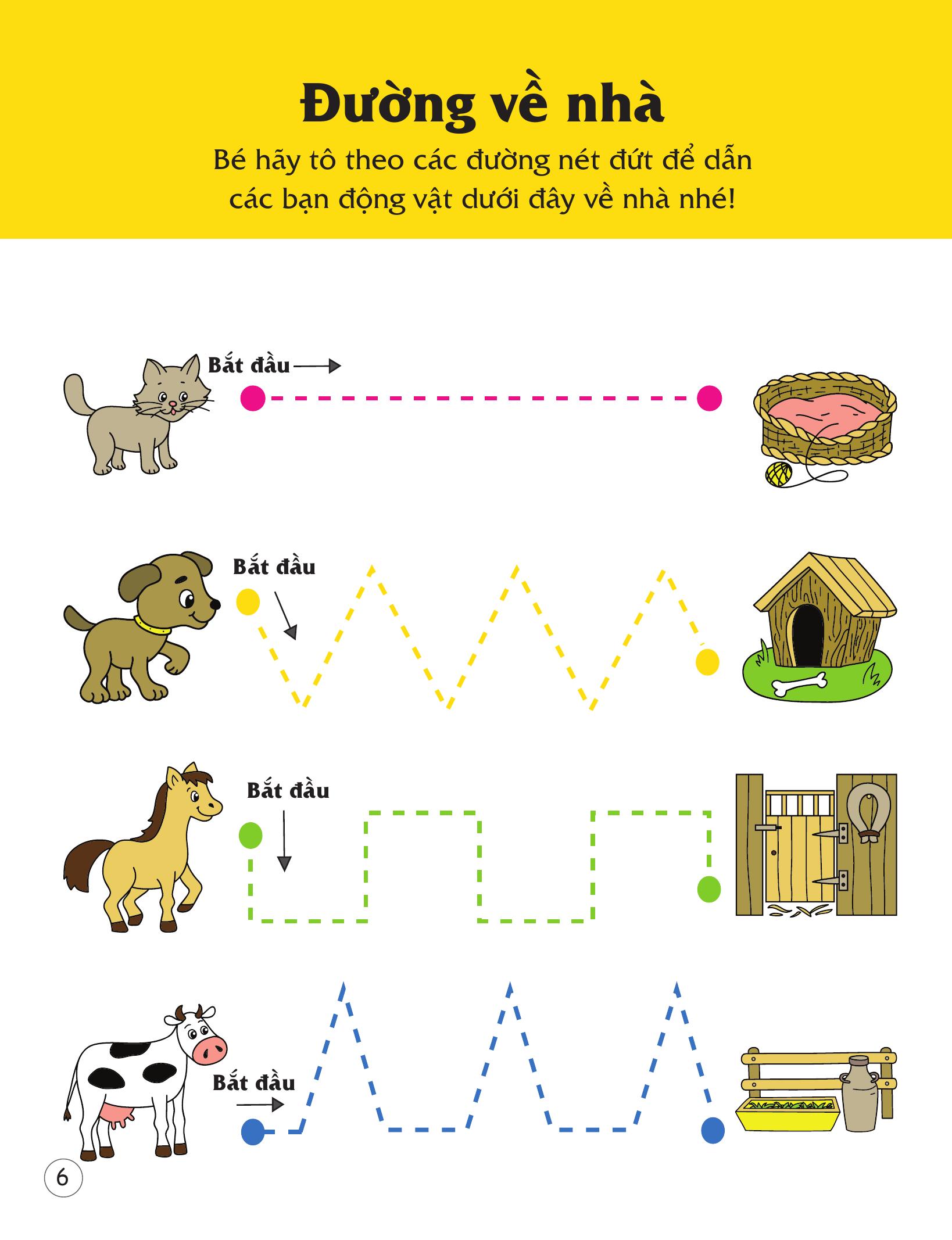 Rèn Luyện Kỹ Năng Cầm Bút Cho Trẻ - Tô Nét Cơ Bản - Ảnh 8