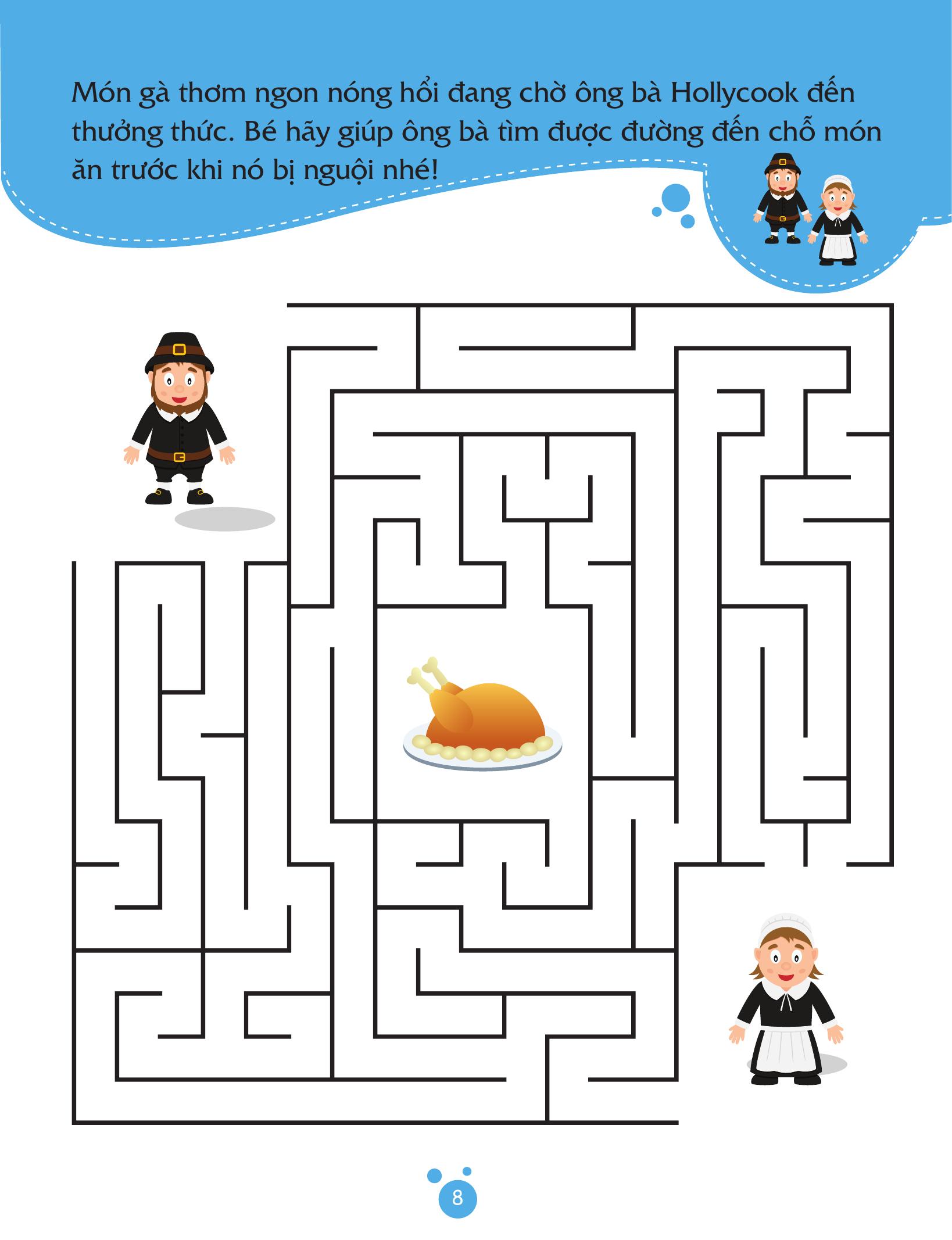 Rèn Luyện Kỹ Năng Cầm Bút Cho Trẻ - Trò Chơi Mê Cung - Ảnh 10