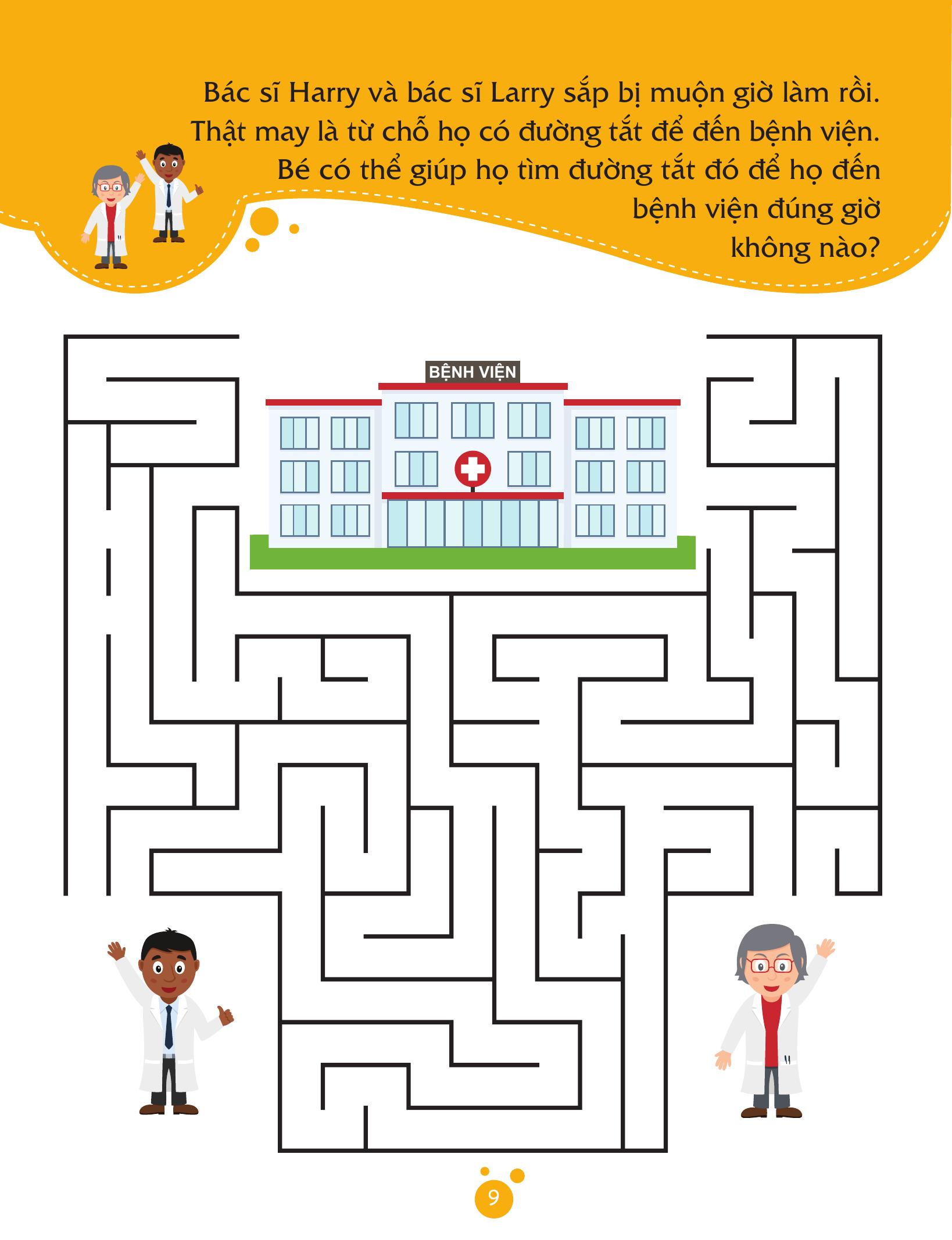 Rèn Luyện Kỹ Năng Cầm Bút Cho Trẻ - Trò Chơi Mê Cung - Ảnh 11