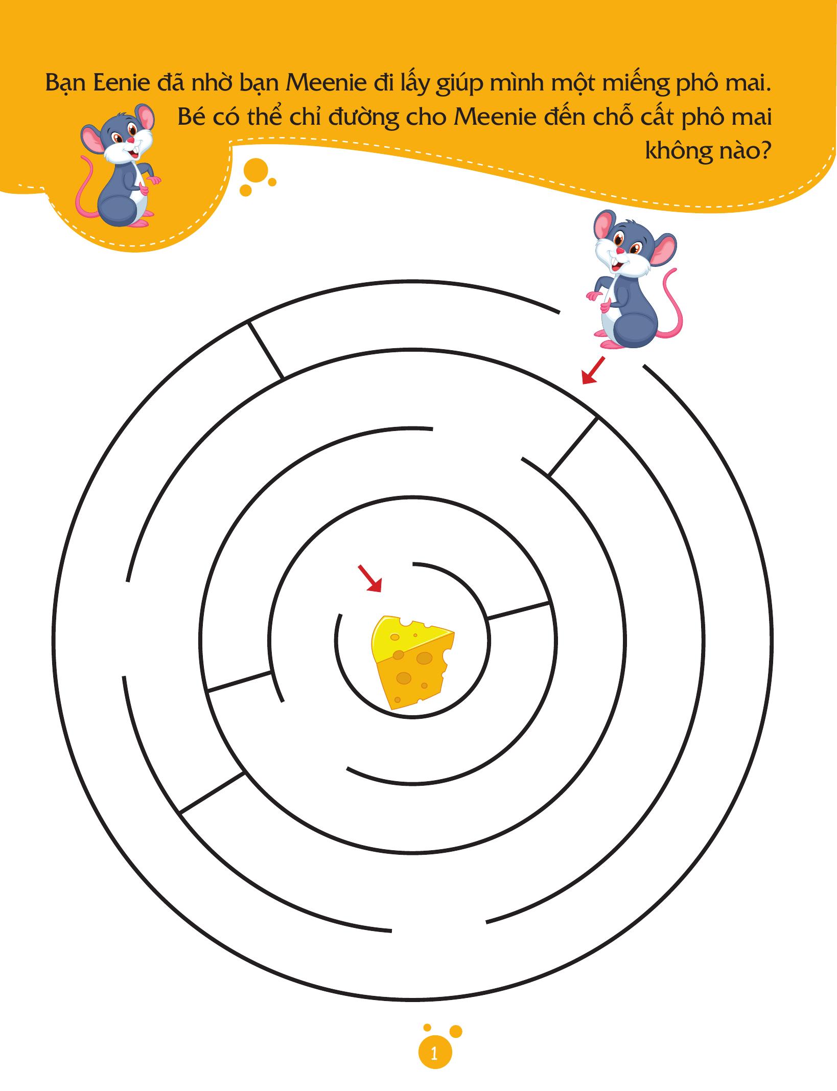 Rèn Luyện Kỹ Năng Cầm Bút Cho Trẻ - Trò Chơi Mê Cung - Ảnh 3