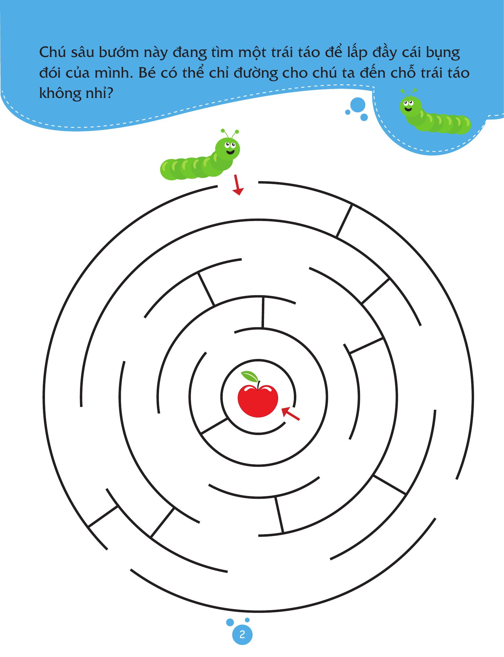 Rèn Luyện Kỹ Năng Cầm Bút Cho Trẻ - Trò Chơi Mê Cung - Ảnh 4