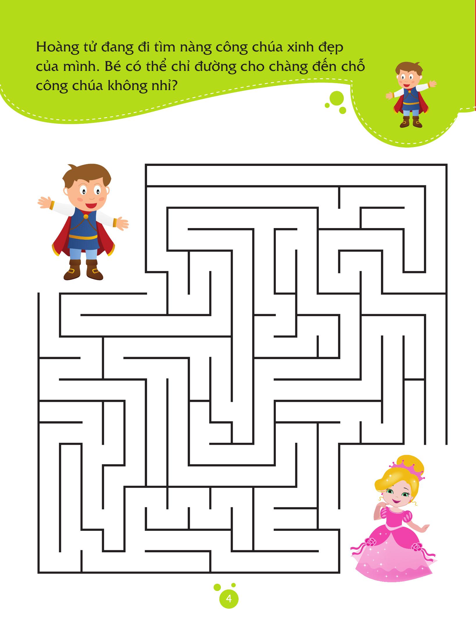 Rèn Luyện Kỹ Năng Cầm Bút Cho Trẻ - Trò Chơi Mê Cung - Ảnh 6