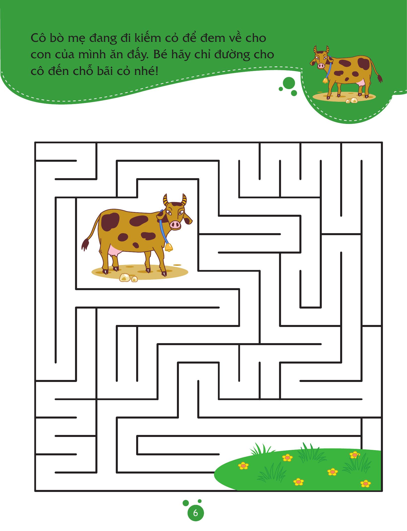 Rèn Luyện Kỹ Năng Cầm Bút Cho Trẻ - Trò Chơi Mê Cung - Ảnh 8