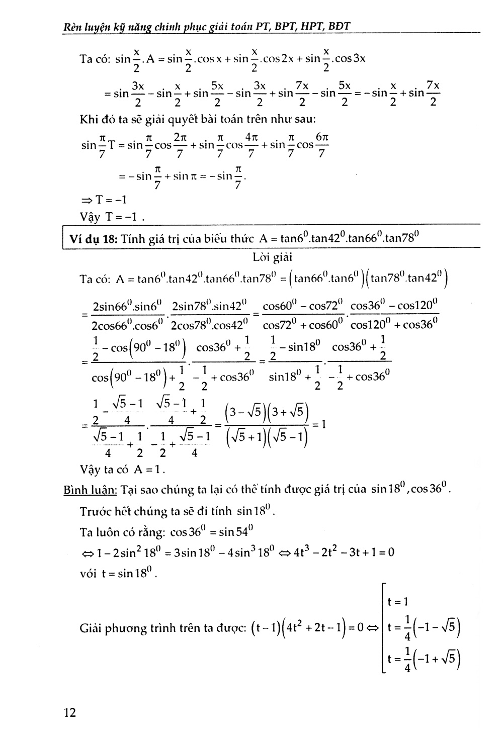 rèn luyện kỹ năng - chinh phục giải toán phương trình, bất phương trình, hệ phương trình, bất đẳng thức - Ảnh 13