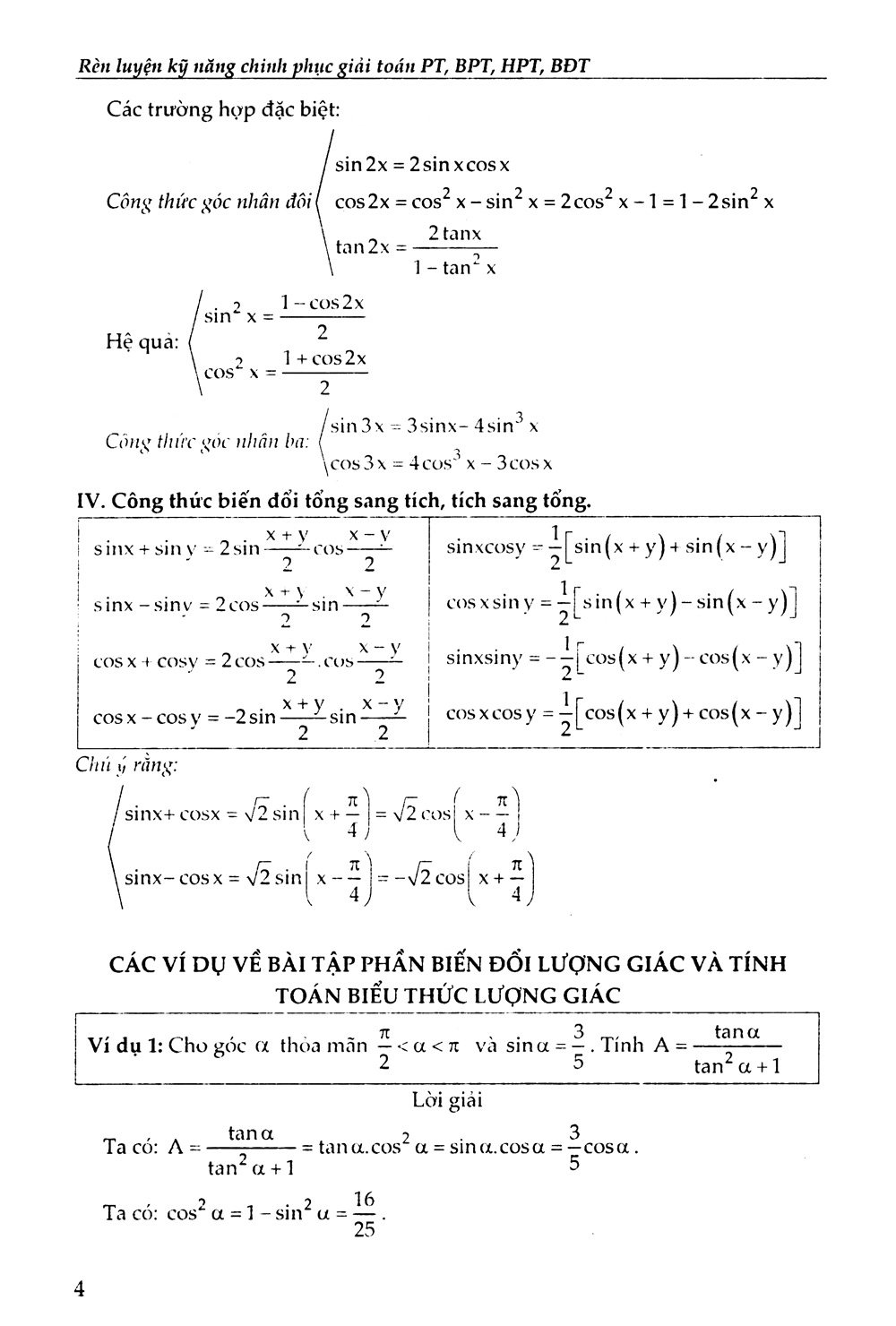 rèn luyện kỹ năng - chinh phục giải toán phương trình, bất phương trình, hệ phương trình, bất đẳng thức - Ảnh 5