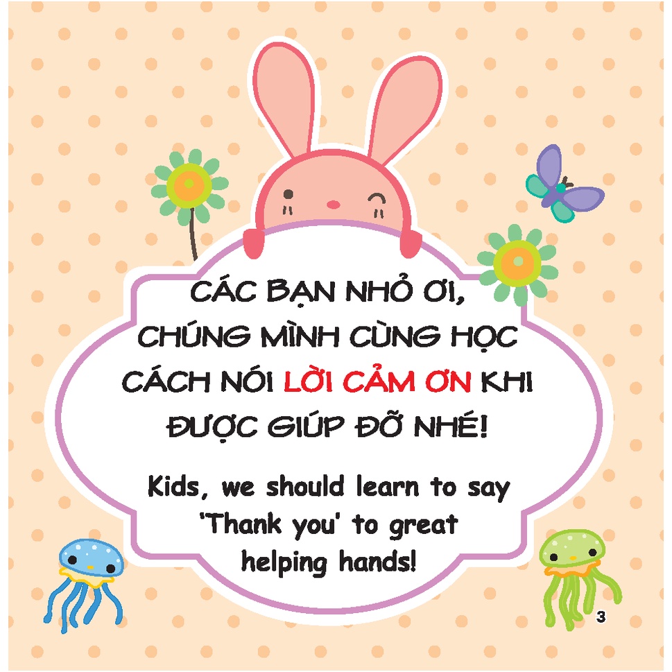 rèn luyện kỹ năng giao tiếp bằng tranh cho bé - lời cảm ơn (song ngữ anh - việt) - Ảnh 4