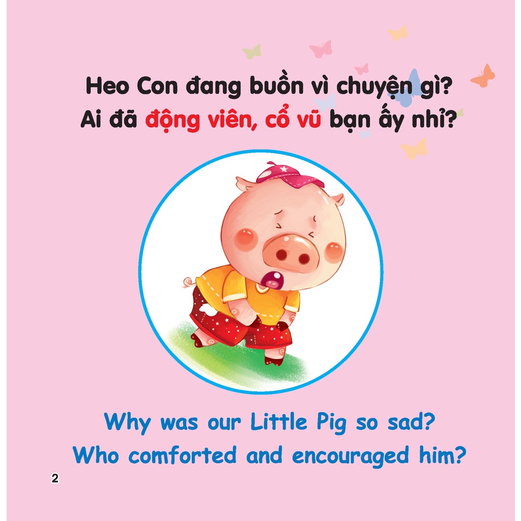 rèn luyện kỹ năng giao tiếp bằng tranh cho bé - lời động viên (song ngữ anh - việt) - Ảnh 3