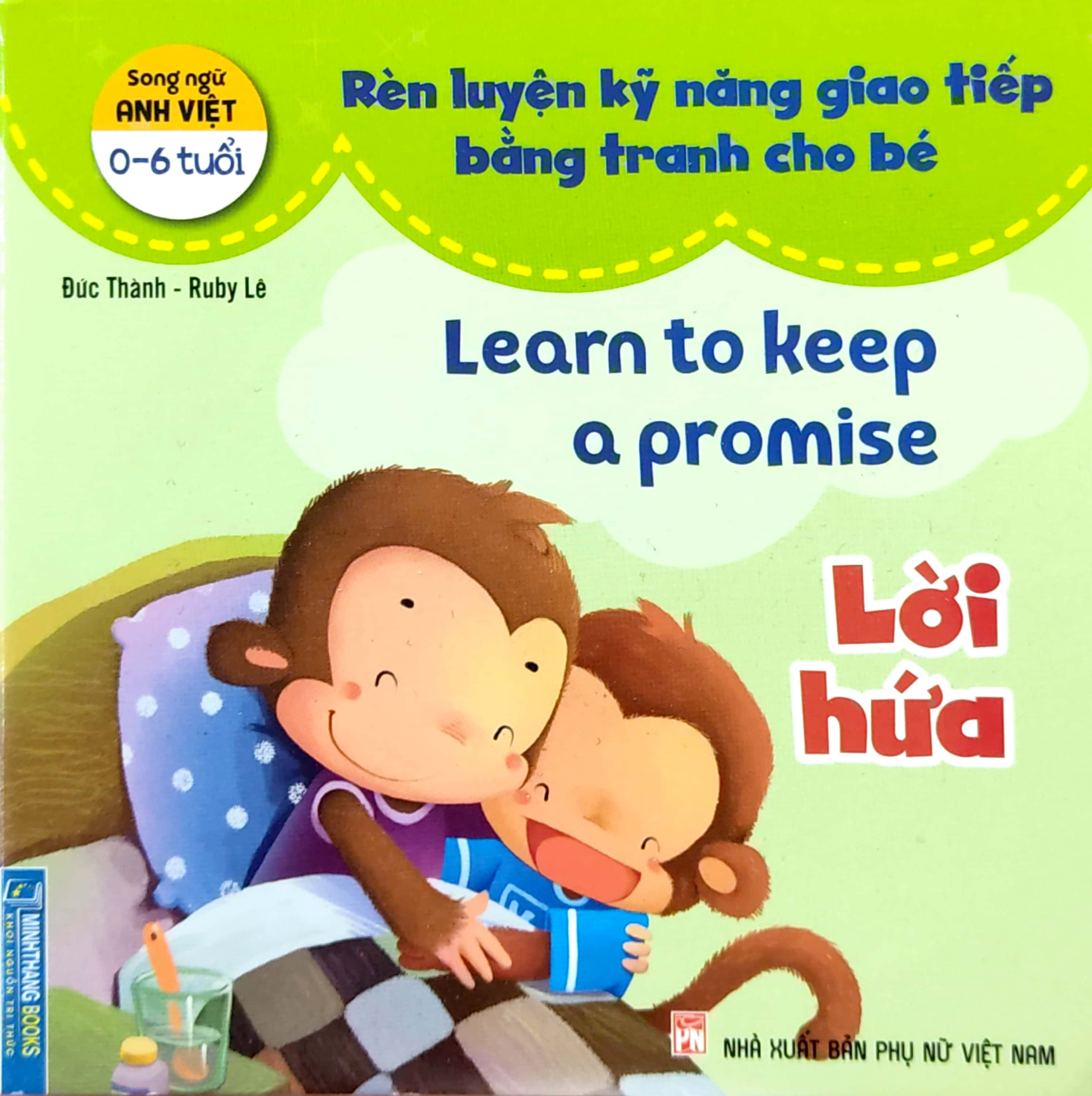 rèn luyện kỹ năng giao tiếp bằng tranh cho bé - lời hứa (song ngữ anh - việt) - Ảnh 2