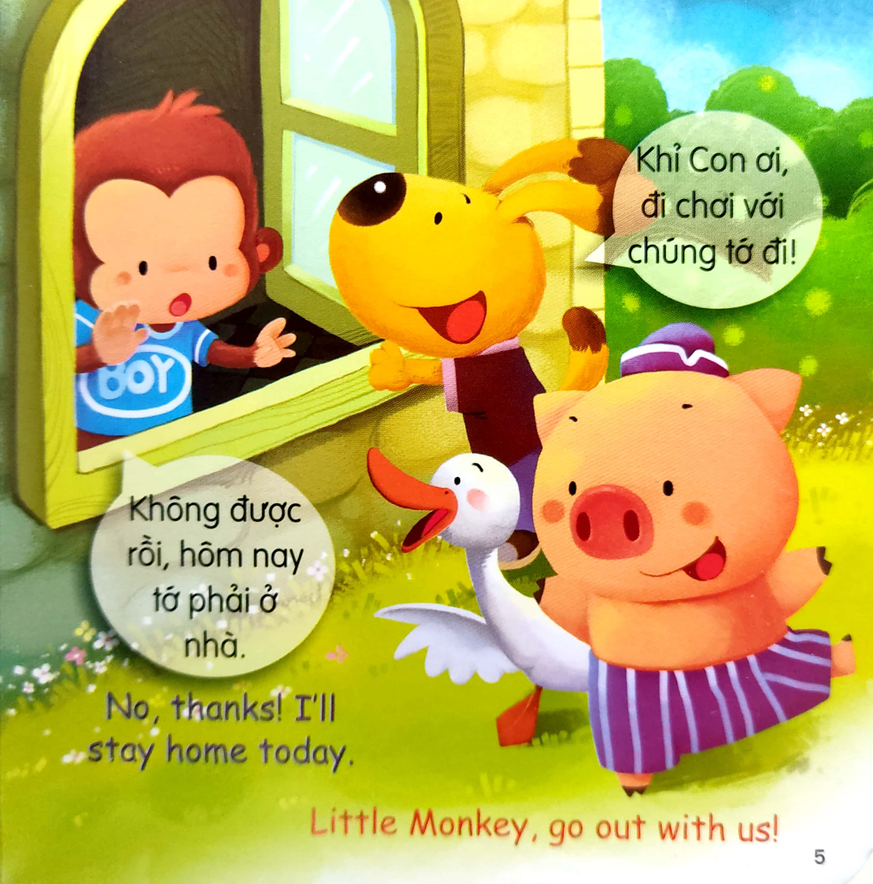 rèn luyện kỹ năng giao tiếp bằng tranh cho bé - lời hứa (song ngữ anh - việt) - Ảnh 6