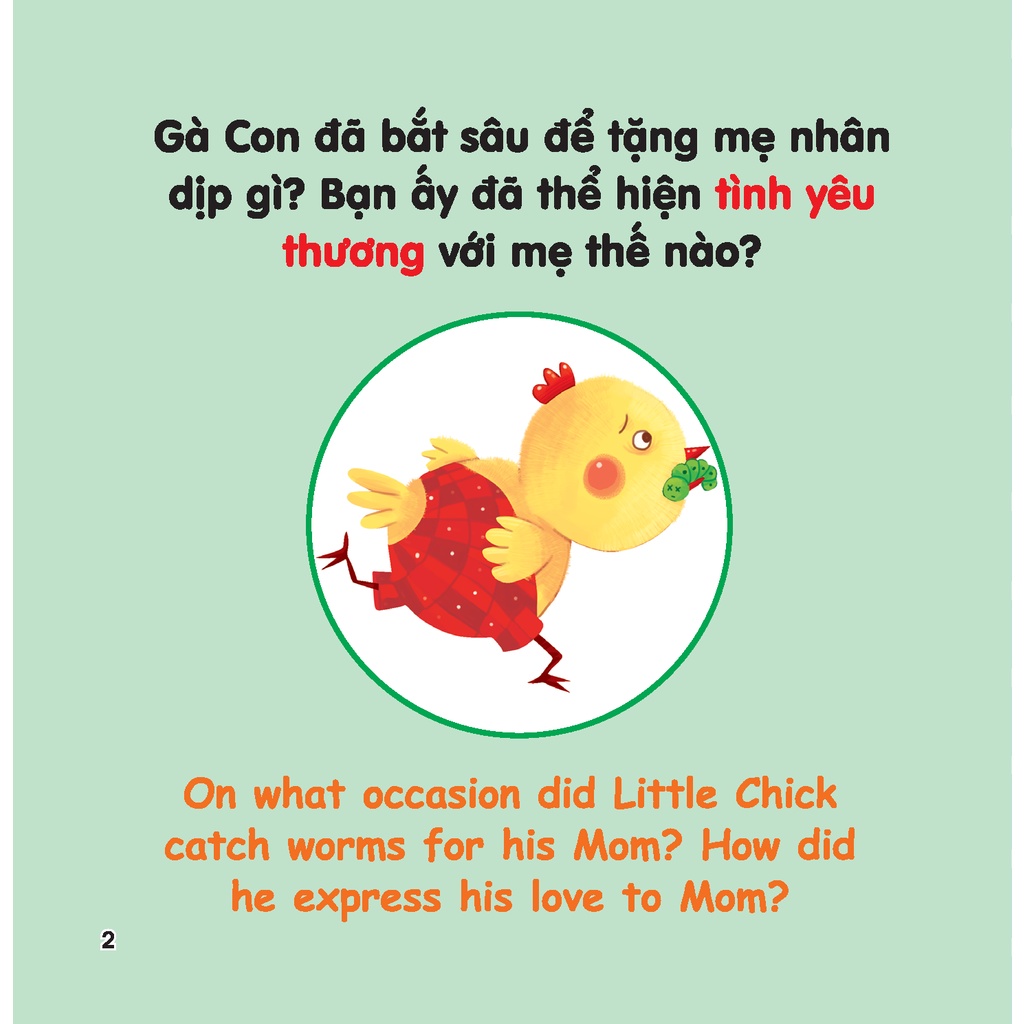 rèn luyện kỹ năng giao tiếp bằng tranh cho bé - lời yêu thương (song ngữ anh - việt) - Ảnh 2