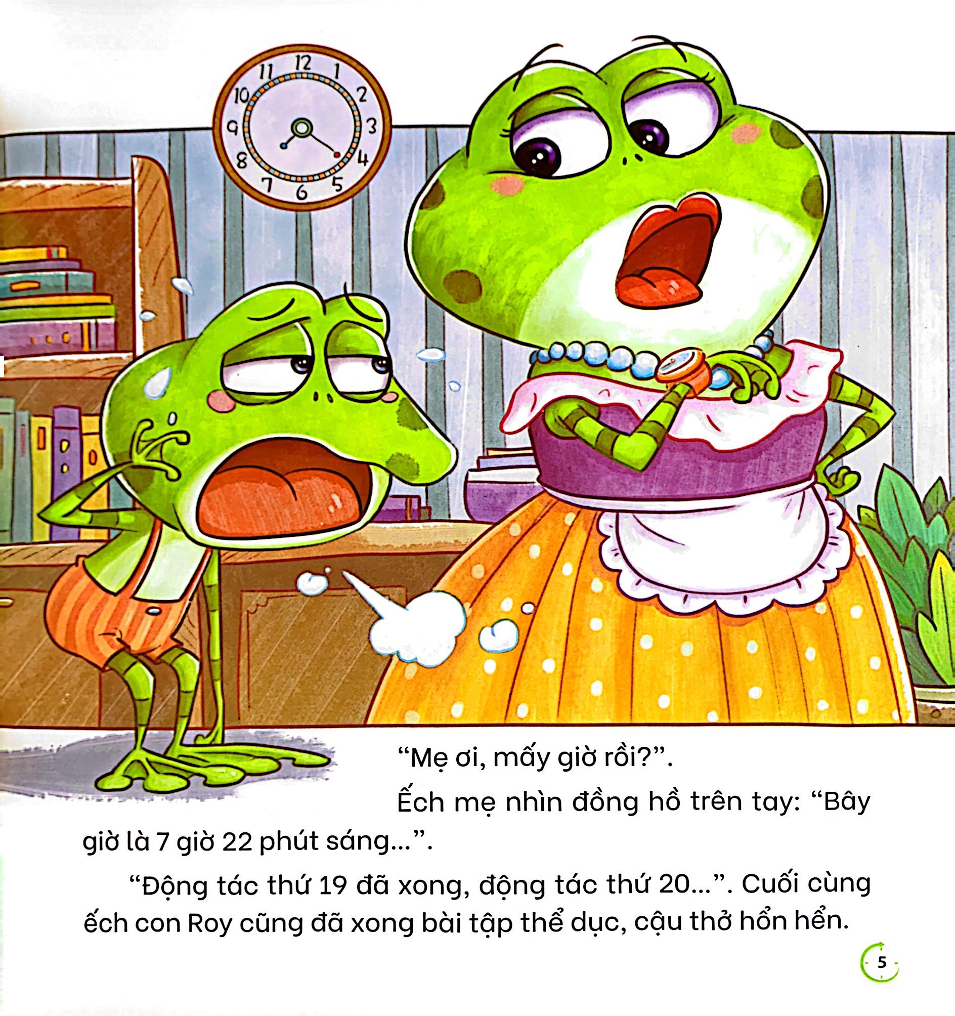 rèn luyện kỹ năng sống cho trẻ 2-10 tuổi - dạy bé quản lý thời gian - mẹ ơi mấy giờ rồi? - Ảnh 6