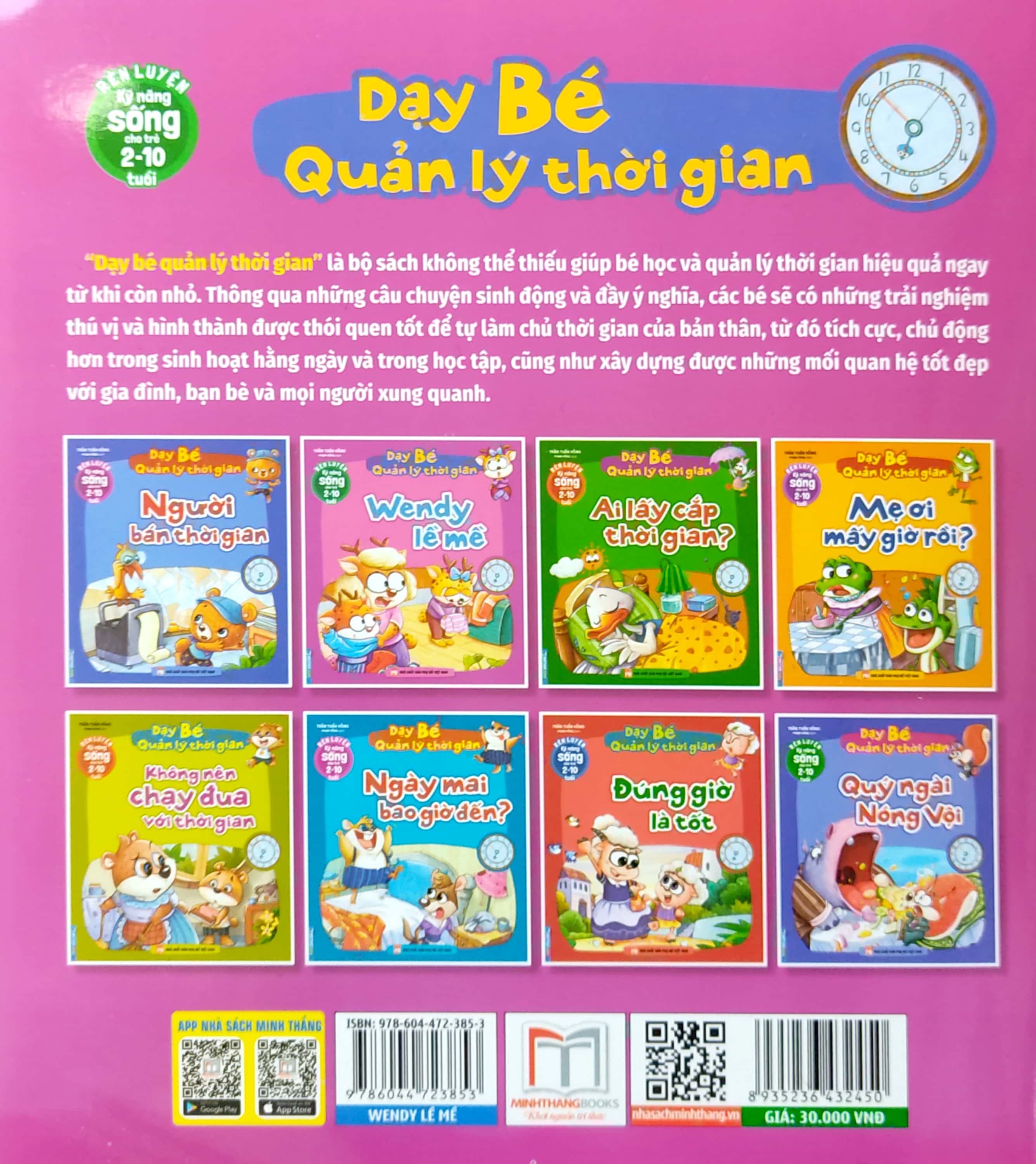 rèn luyện kỹ năng sống cho trẻ 2-10 tuổi - dạy bé quản lý thời gian - wendy lề mề - Ảnh 7