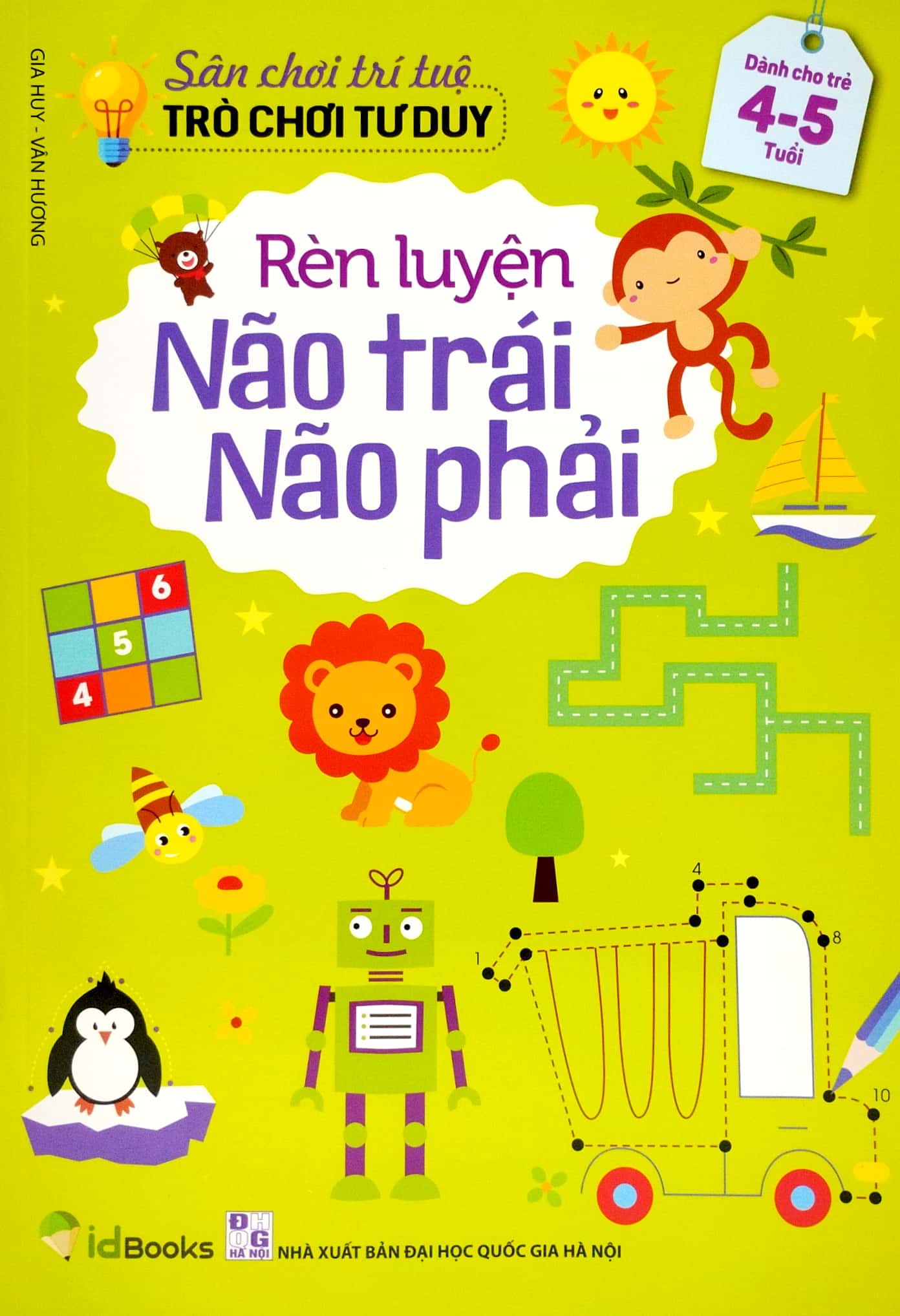 rèn luyện não trái não phải dành cho 4-5 tuổi (tái bản 2023) - Ảnh 2