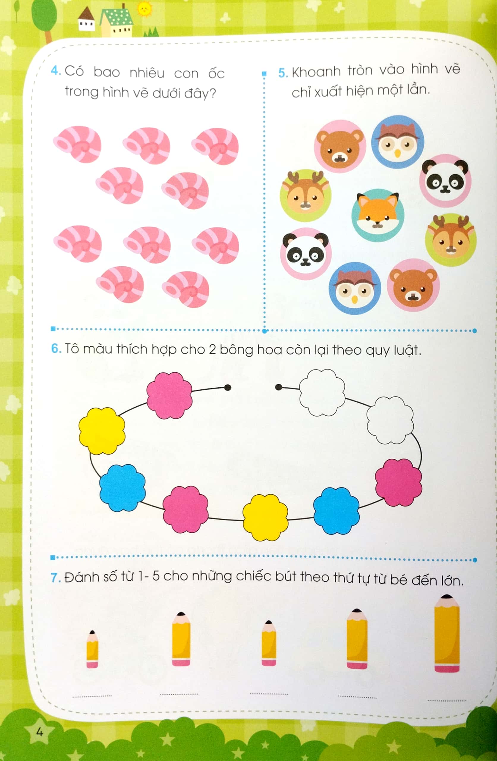 rèn luyện não trái não phải dành cho 4-5 tuổi (tái bản 2023) - Ảnh 5