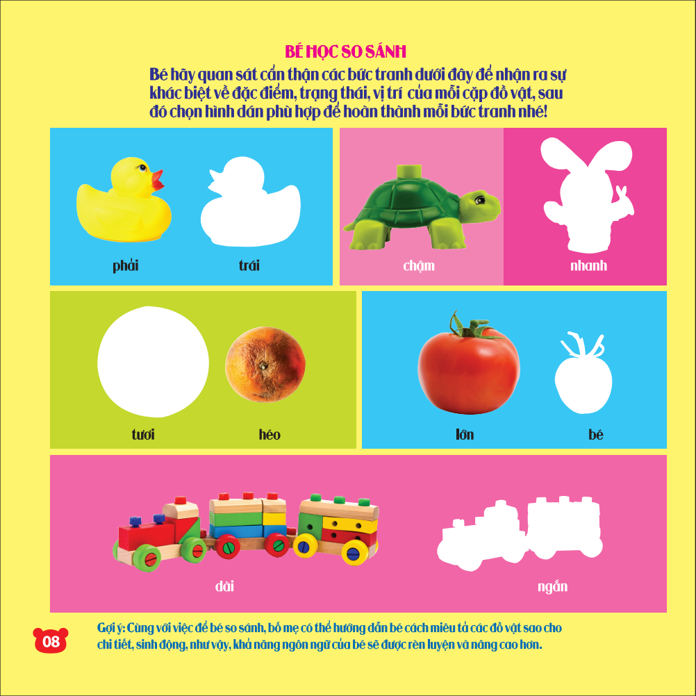 rèn luyện phát triển trí óc cho trẻ - bóc dán hình thông minh - chơi mà học (2-6 tuổi) - Ảnh 11