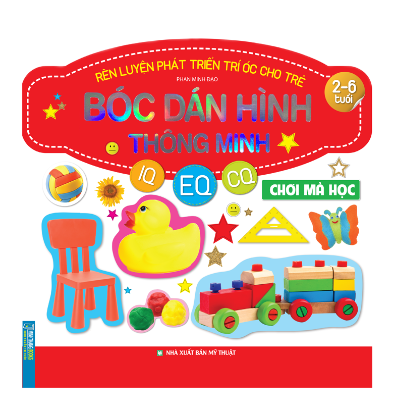 rèn luyện phát triển trí óc cho trẻ - bóc dán hình thông minh - chơi mà học (2-6 tuổi) - Ảnh 2