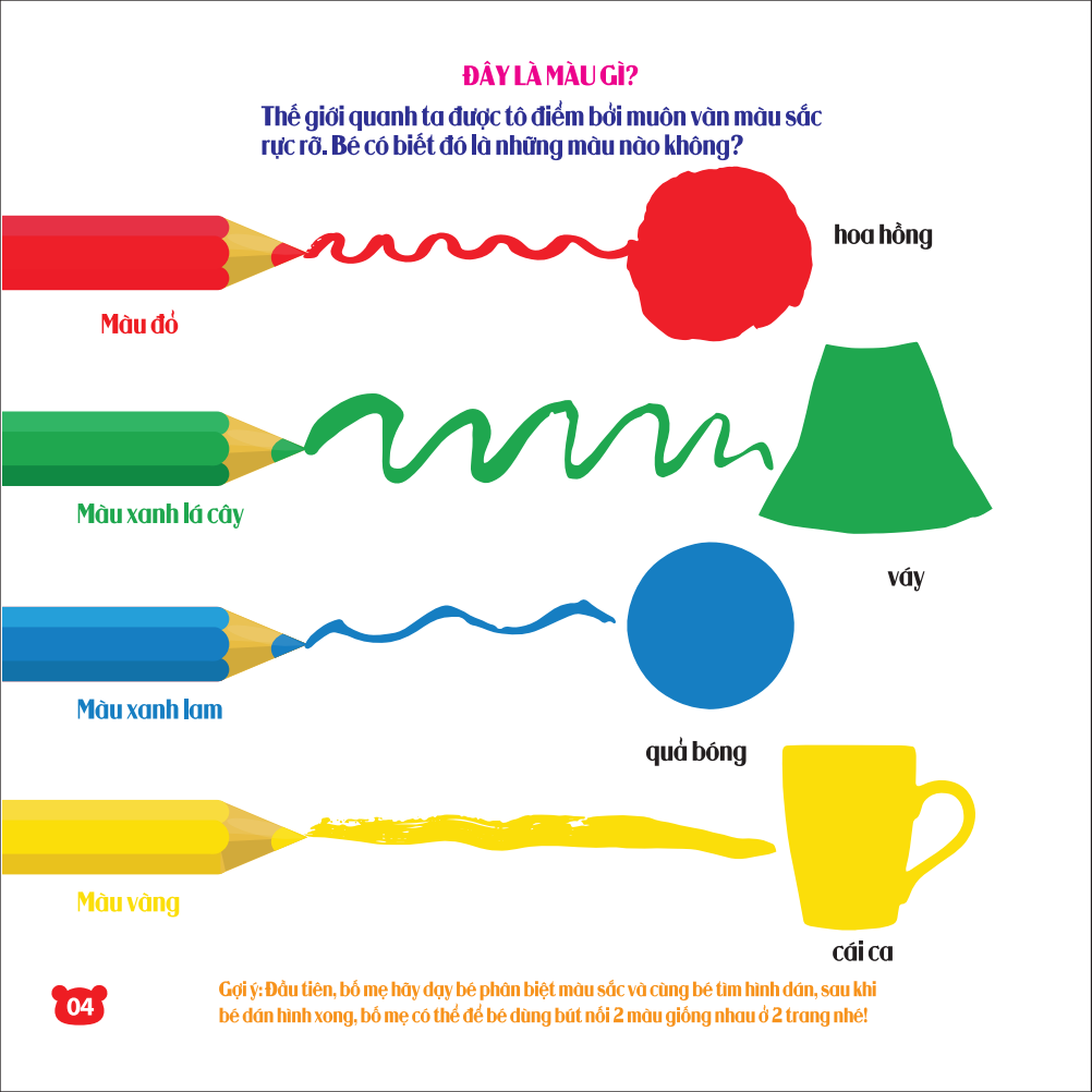 rèn luyện phát triển trí óc cho trẻ - bóc dán hình thông minh - chơi mà học (2-6 tuổi) - Ảnh 7