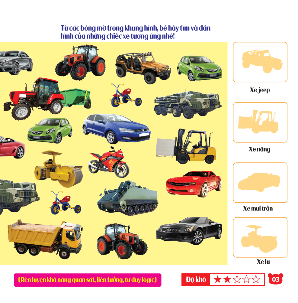 rèn luyện phát triển trí óc cho trẻ - bóc dán hình thông minh iq-eq-cq - phương tiện giao thông (tái bản 2023) - Ảnh 5