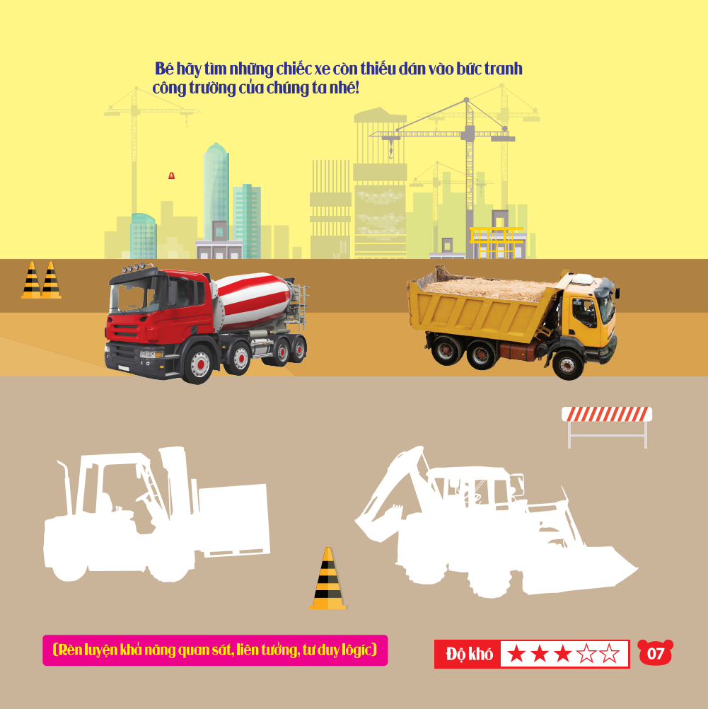 rèn luyện phát triển trí óc cho trẻ - bóc dán hình thông minh iq-eq-cq - phương tiện giao thông (tái bản 2023) - Ảnh 8