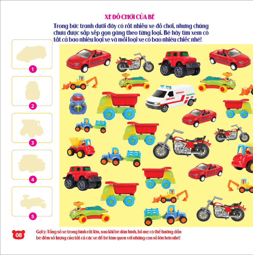 rèn luyện phát triển trí óc cho trẻ - bóc dán hình thông minh iq-eq-cq - phương tiện giao thông (tái bản 2023) - Ảnh 9