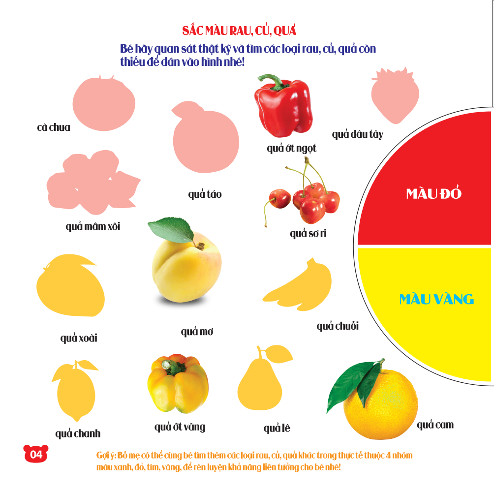 rèn luyện phát triển trí óc cho trẻ - bóc dán hình thông minh iq-eq-cq - rau, củ, quả (dành cho trẻ từ 2-6 tuổi) (tái bản 2023) - Ảnh 6