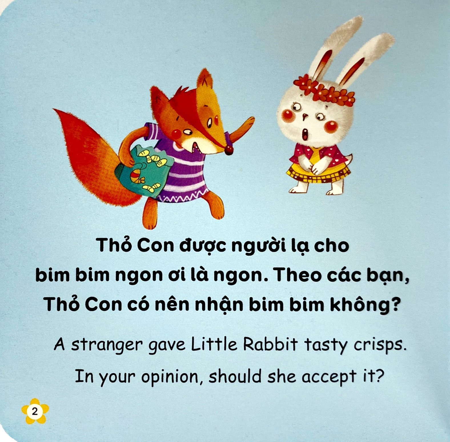 rèn luyện thói quen tốt - song ngữ anh-việt - cẩn thận khi gặp người lạ (tái bản 2023) - Ảnh 3