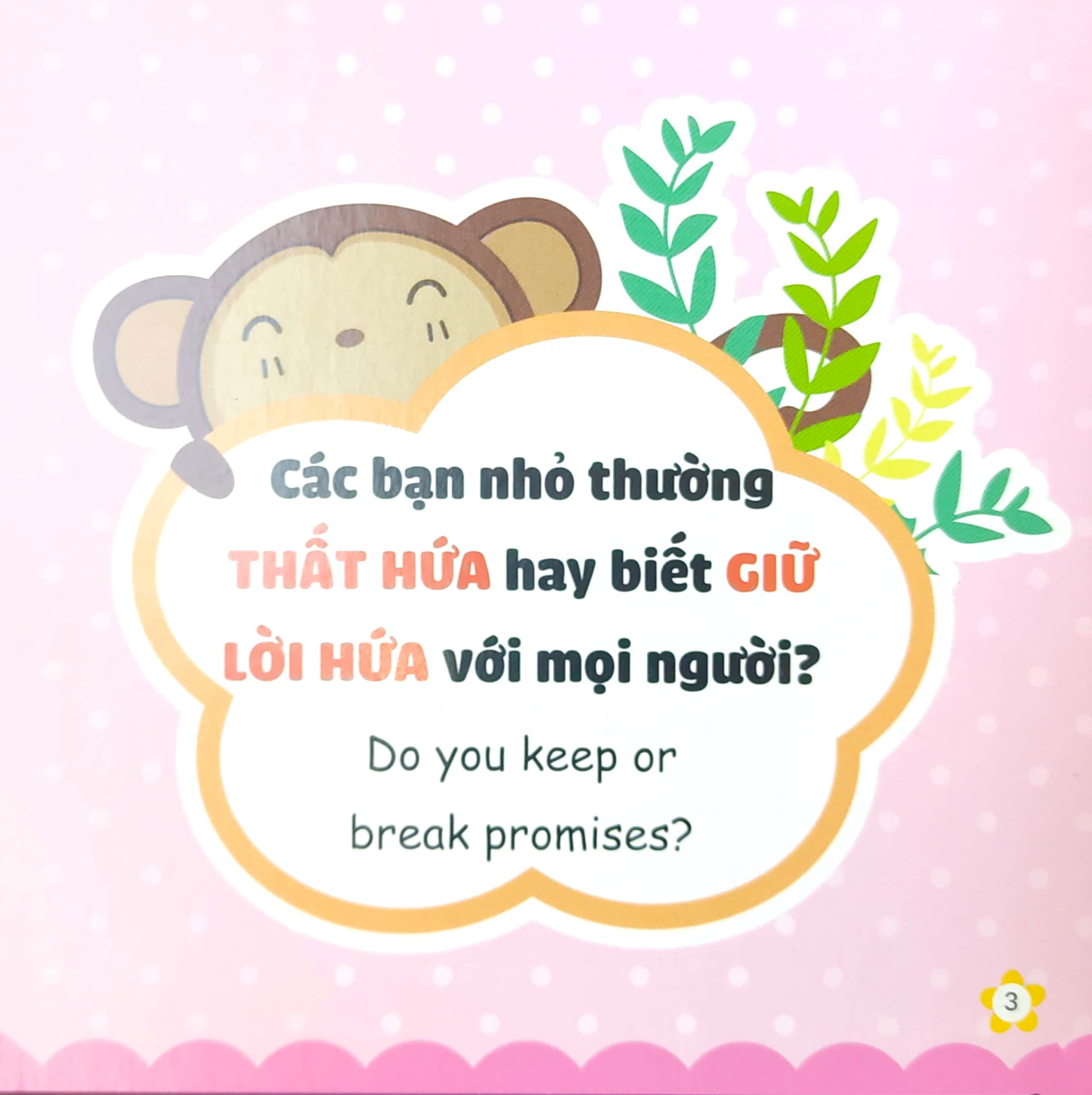 rèn luyện thói quen tốt - song ngữ anh-việt - giữ lời hứa (tái bản 2023) - Ảnh 4