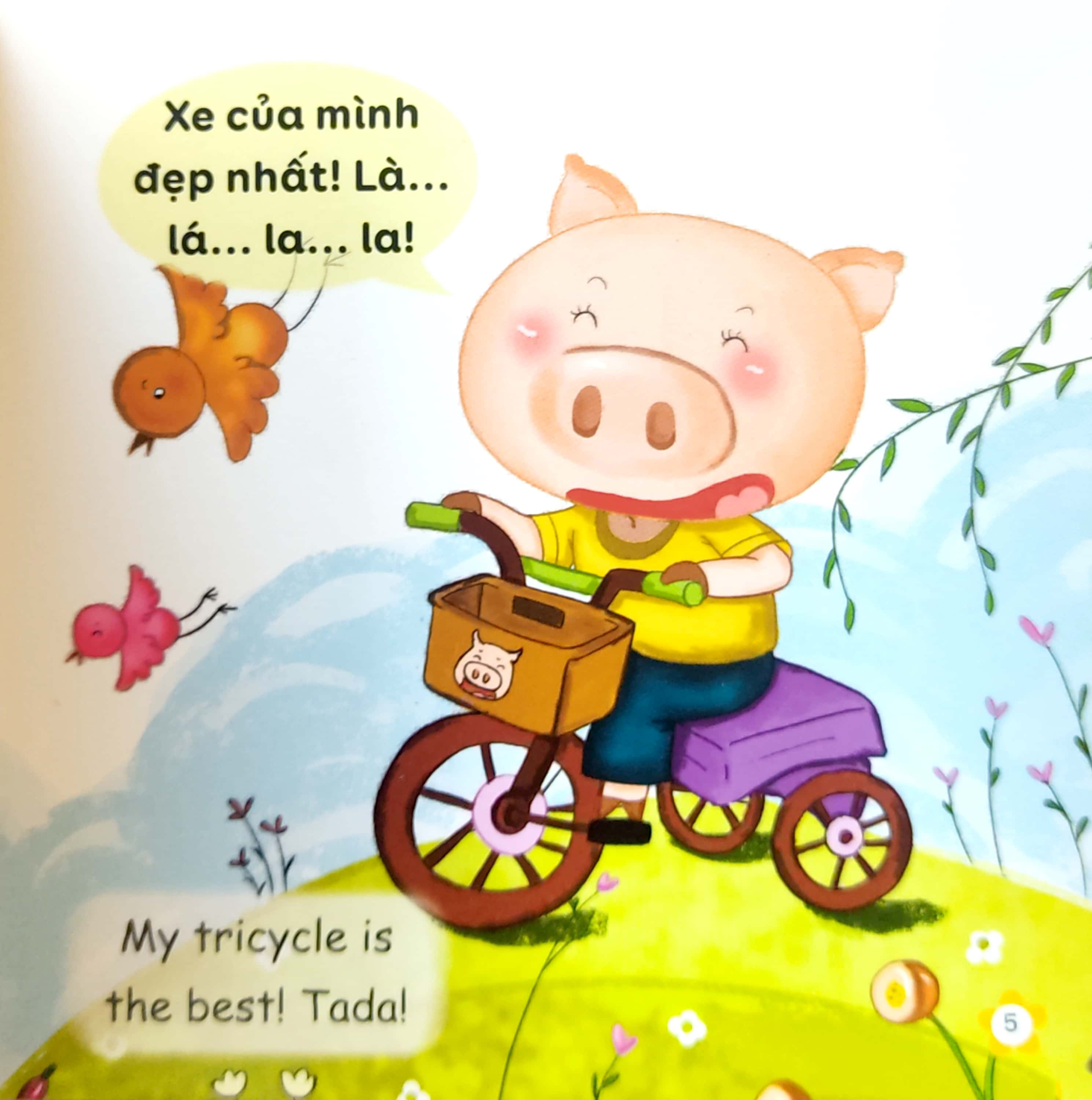 rèn luyện thói quen tốt - song ngữ anh-việt - học cách chia sẻ (dành cho trẻ từ 2-6 tuổi) (tái bản 2023) - Ảnh 6