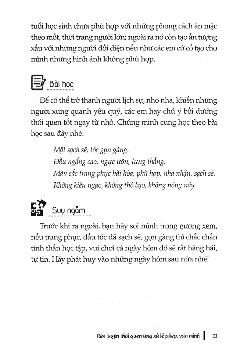 rèn luyện thói quen ứng xử lễ phép văn minh - dành cho học sinh tiểu học (tái bản 2019) - Ảnh 9