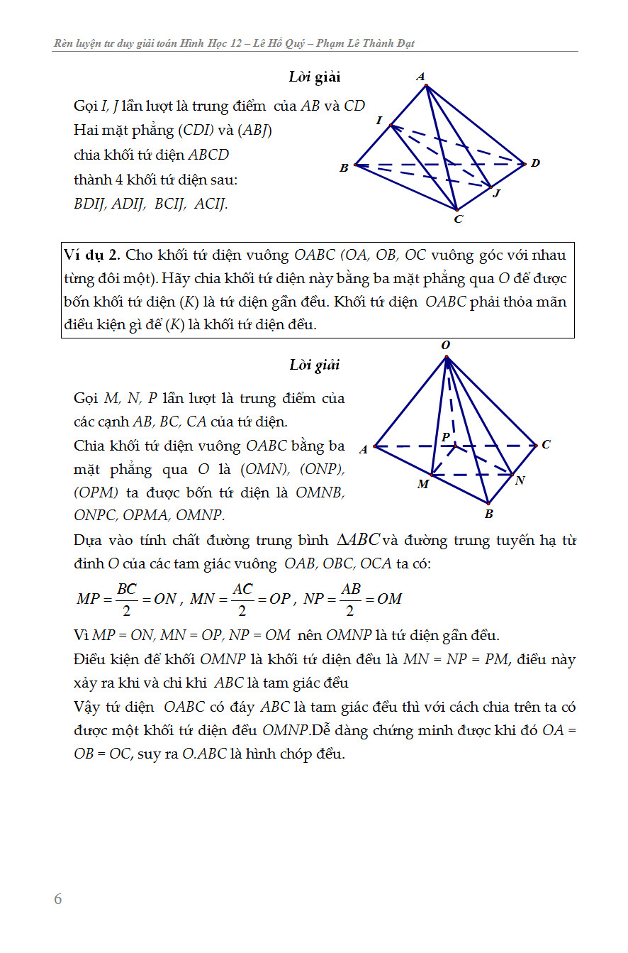 rèn luyện tư duy giải toán hình học lớp 12 - Ảnh 7