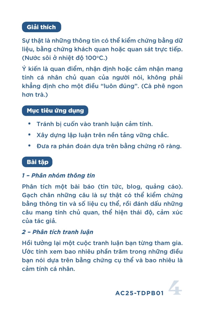 Rèn Luyện Tư Duy Khác Biệt - Tư Duy Phản Biện Thông Minh - Ảnh 11