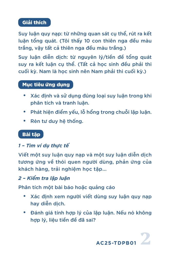 Rèn Luyện Tư Duy Khác Biệt - Tư Duy Phản Biện Thông Minh - Ảnh 7